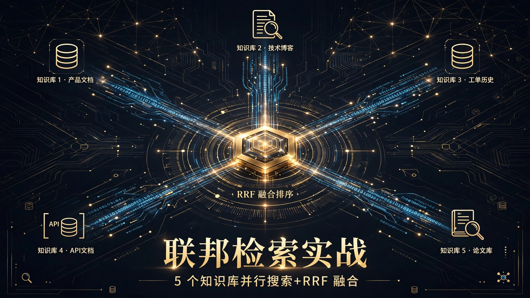 联邦检索实战：5 个知识库并行搜索+RRF 融合